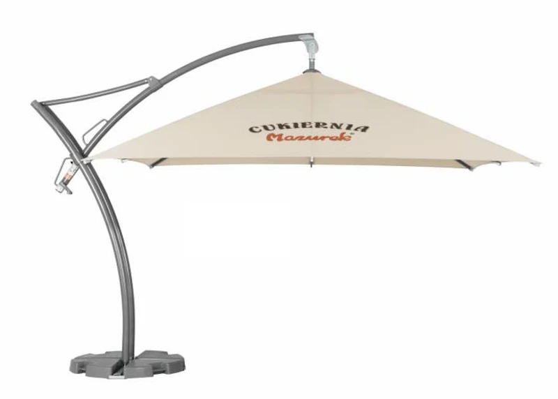 3.5 meter square offset umbrella