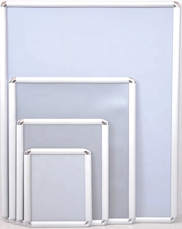 Aluminum advertising click-clack frame