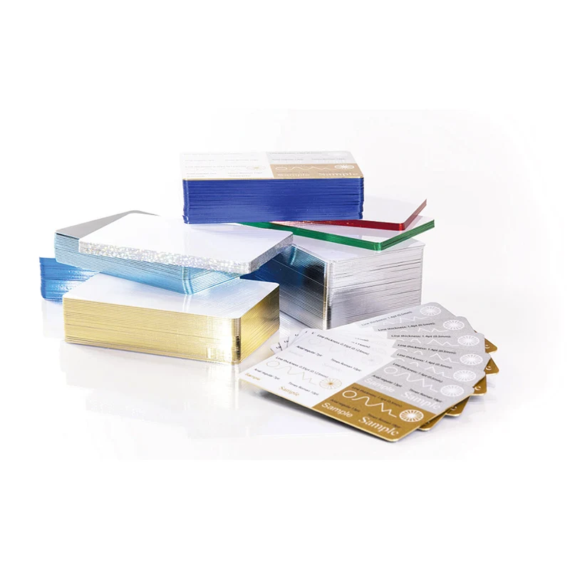 Card with colored edges