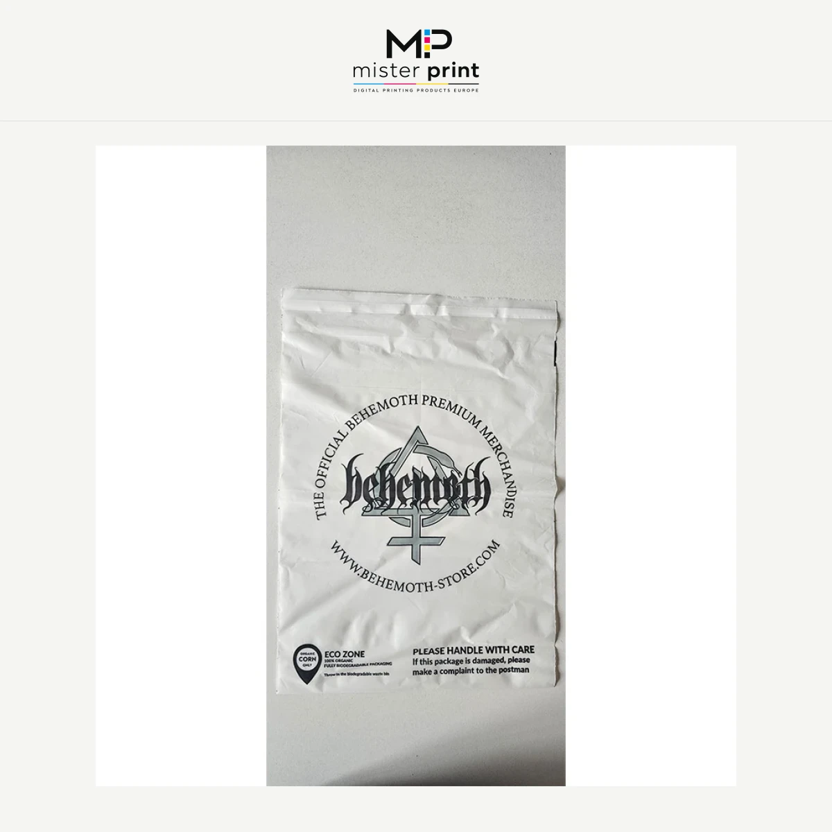 Custom plastic envelopes