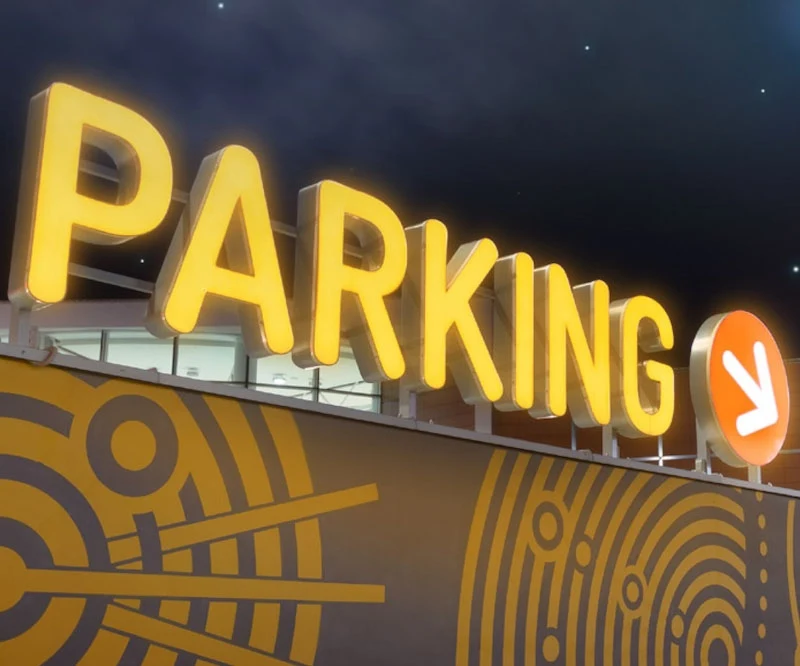 exterior sign panel