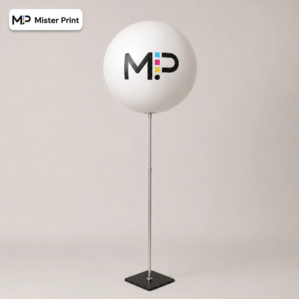 Giant balloon on stand