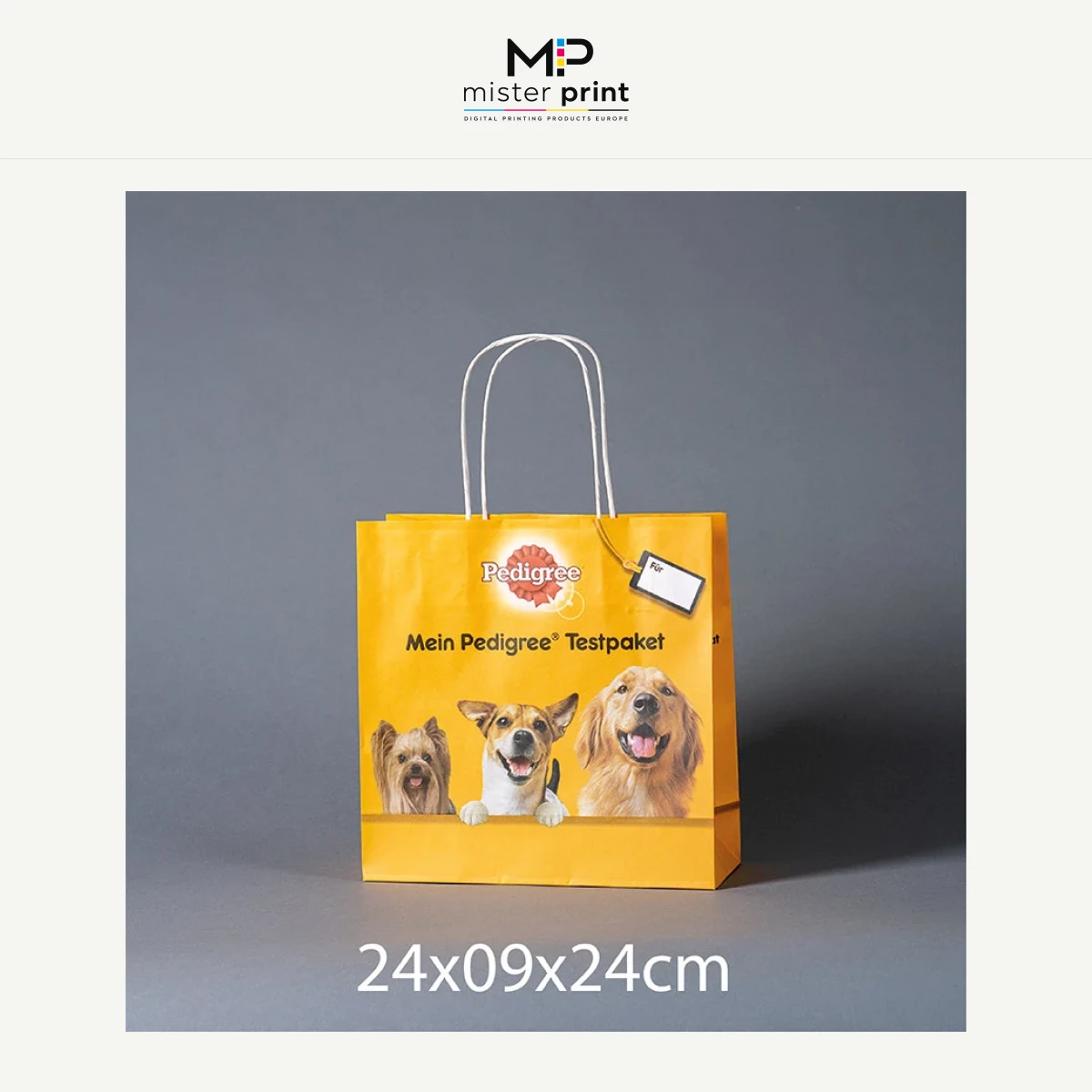 Paper bag 120 or 140 grs small and medium