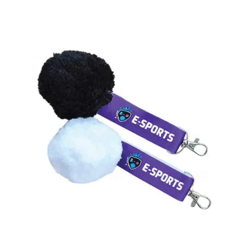 Pom-pom keychain
