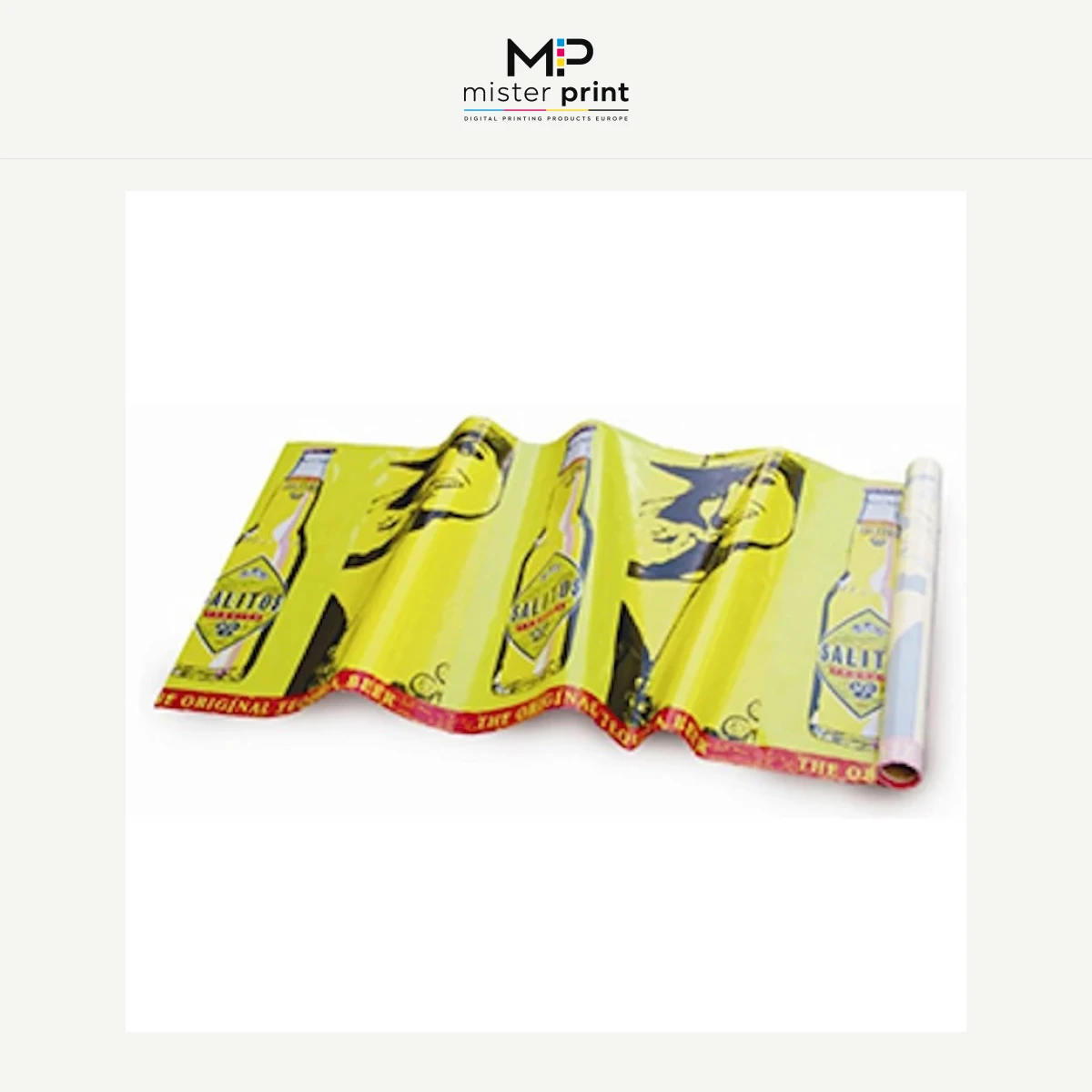 Printing plastic tablecloths