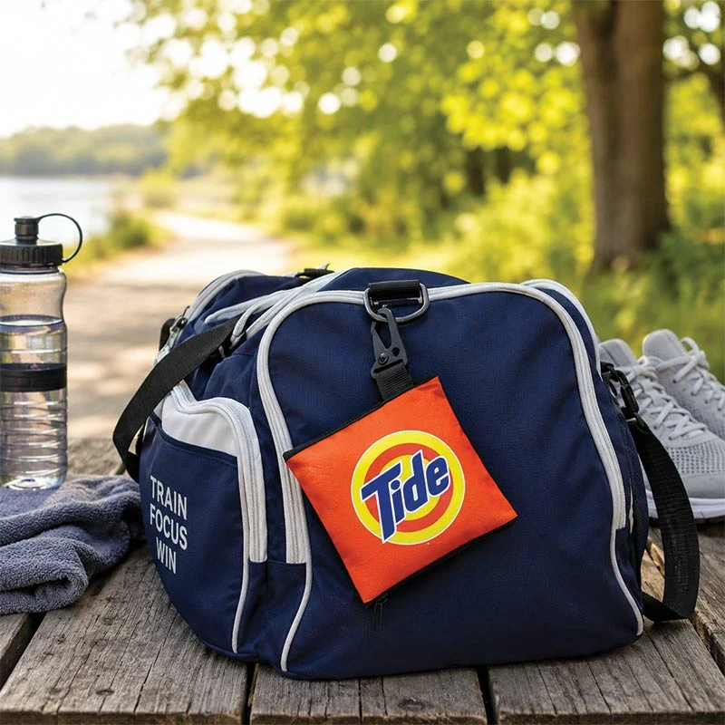 Promotional fabric pouch