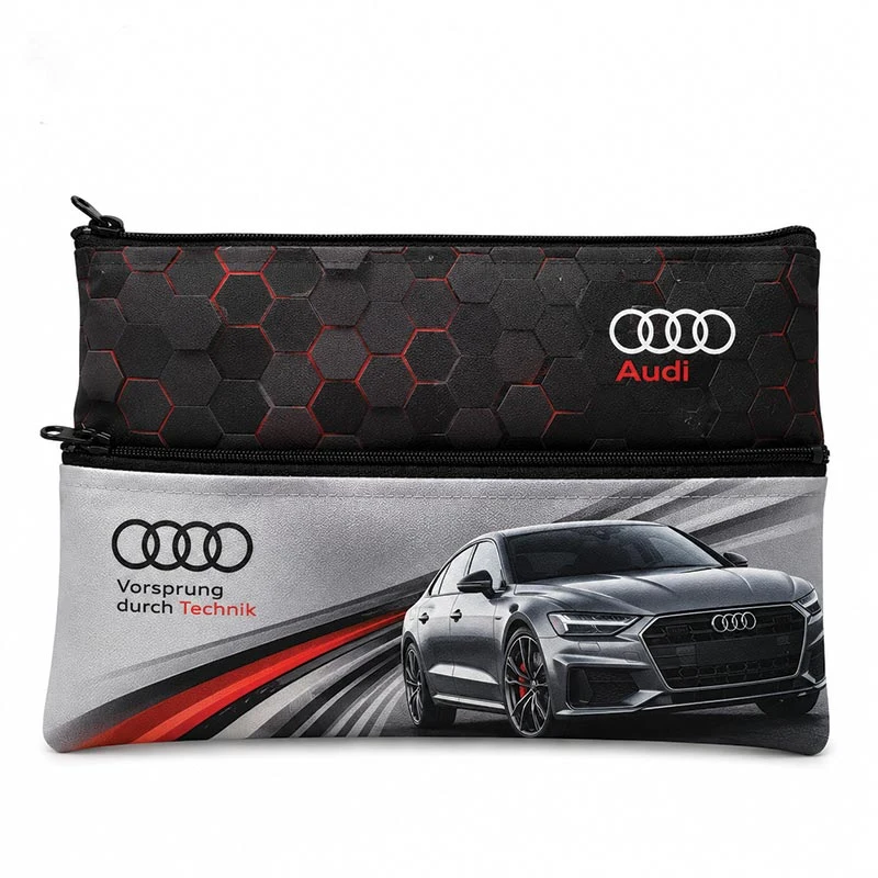 Toiletry bag with 2 compartments