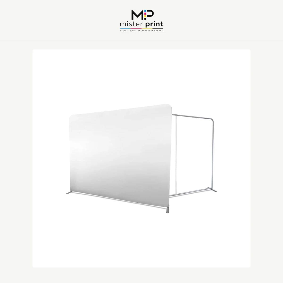 Straight fabric wall